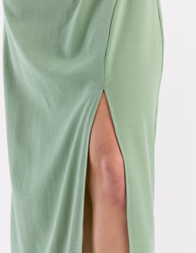 Vestido largo casual Map para mujer