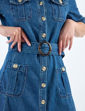 Vestido midi casual Petite Studio para mujer