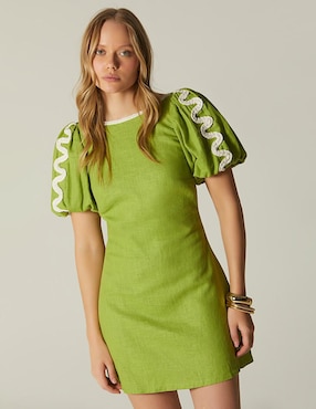 Vestido mini casual Studio F Lazos para mujer