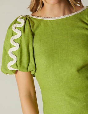 Vestido mini casual Studio F Lazos para mujer