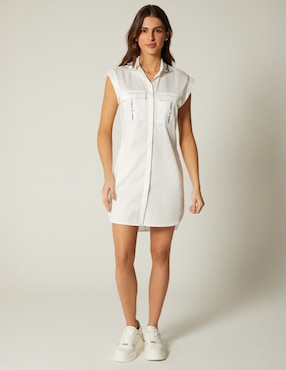 Vestido corto casual Studio F para mujer