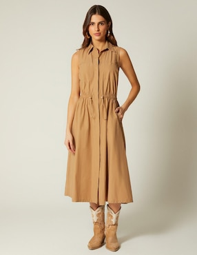 Vestido midi casual Studio F para mujer