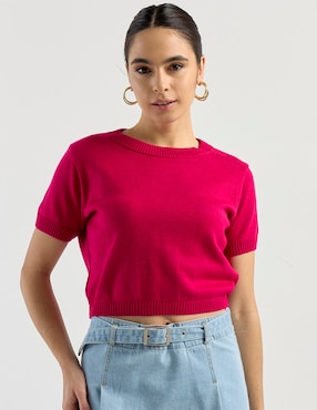 Suéter Petite Studio cuello redondo para mujer