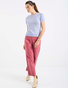Suéter Petite Studio cuello redondo para mujer
