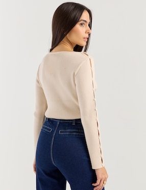 Blusa Petite Studio manga larga para mujer