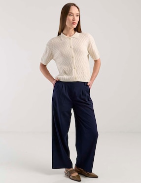 Blusa Petite Studio manga corta para mujer
