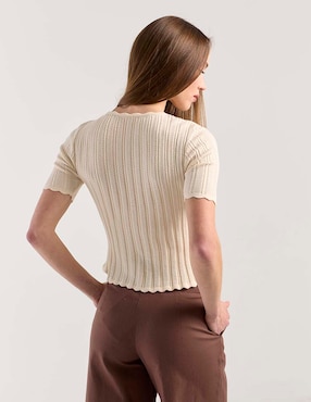 Blusa Petite Studio manga corta para mujer