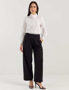 Pantalón de vestir Petite Studio amplio para mujer