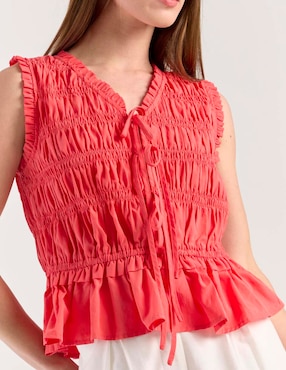 Blusa Map sin manga para mujer