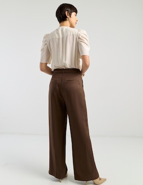 Pantalón relaxed Map straight para mujer