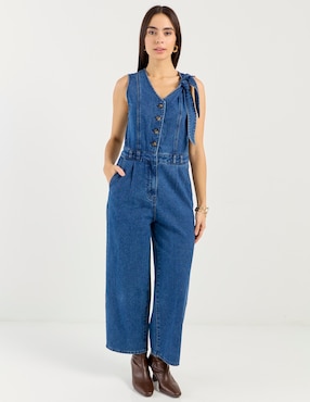 Jumpsuit Petite Studio de algodón para mujer