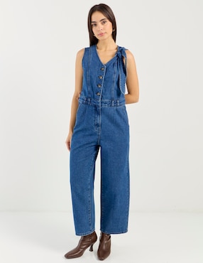 Jumpsuit Petite Studio de algodón para mujer