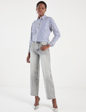 Jeans flare Steve Madden para mujer