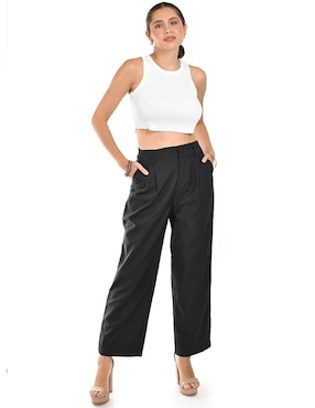 Pantalón de vestir Roman Fashion straight para mujer