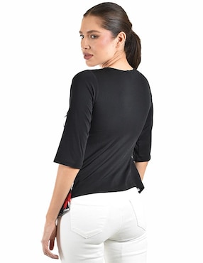 Blusa Roman Fashion manga 3/4 para mujer