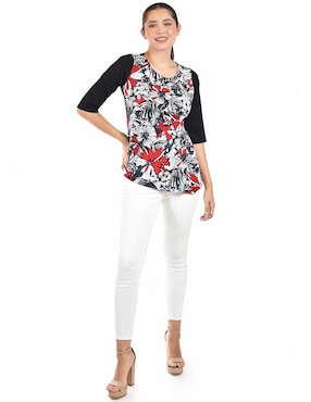 Blusa Roman Fashion manga 3/4 para mujer