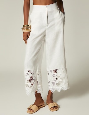 Pantalón relaxed Studio F amplio para mujer