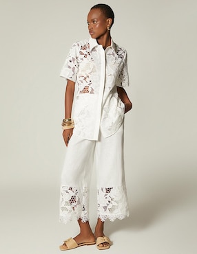 Pantalón relaxed Studio F amplio para mujer