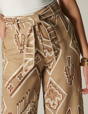 Pantalón relaxed Studio F amplio para mujer