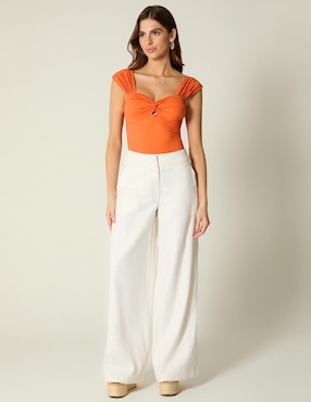 Pantalón relaxed Studio F amplio para mujer