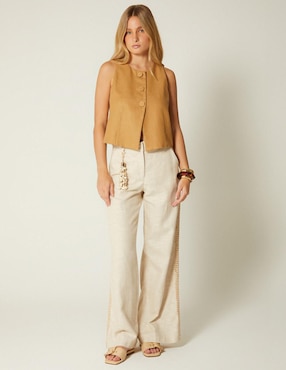 Pantalón relaxed Studio F amplio para mujer