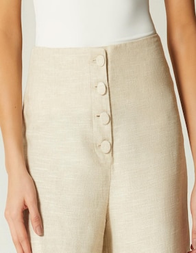 Pantalón capri Studio F straight para mujer