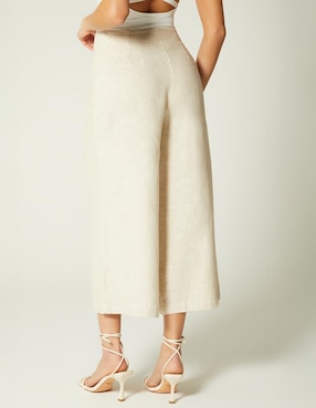 Pantalón capri Studio F straight para mujer