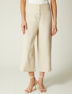 Pantalón capri Studio F straight para mujer