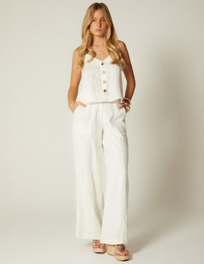 Pantalón relaxed Studio F amplio para mujer