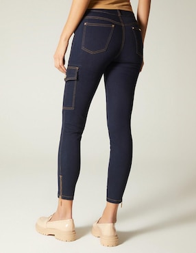 Jeans cargo ultra skinny Studio F para mujer