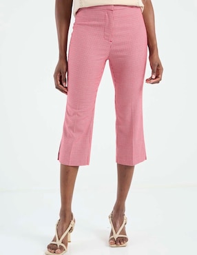 Pantalón capri Petite Studio straight para mujer