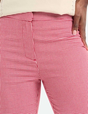 Pantalón capri Petite Studio straight para mujer
