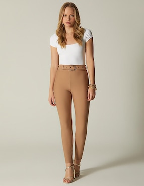 Legging Studio F cintura alta con elástico para mujer