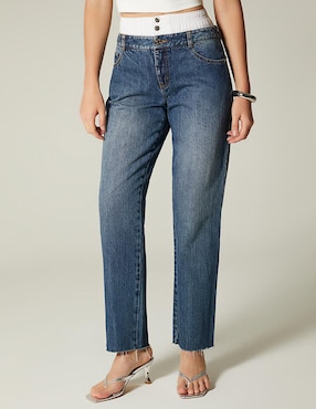 Jeans straight Studio F para mujer