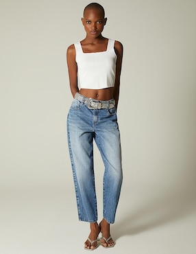 Jeans straight Studio F para mujer
