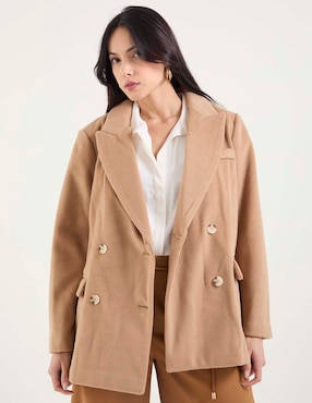 Abrigo Studio F cruzado para mujer