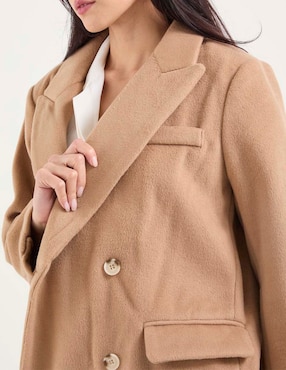 Abrigo Studio F cruzado para mujer