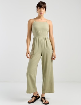 Jumpsuit Petite Studio de lino para mujer