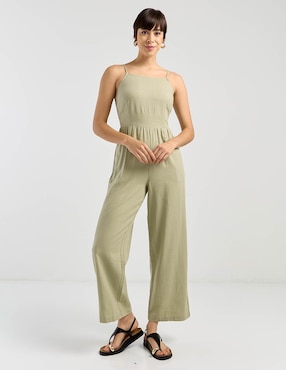 Jumpsuit Petite Studio de lino para mujer