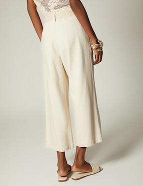 Pantalón capri Studio F amplio para mujer