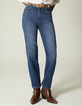 Jeans straight Studio F para mujer