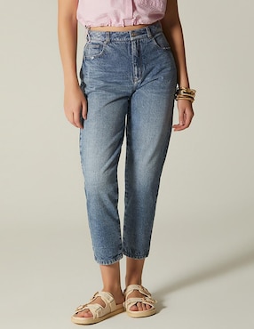 Jeans capri boyfriend Studio F para mujer