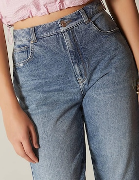 Jeans capri boyfriend Studio F para mujer