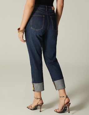 Jeans capri girlfriend Studio F para mujer