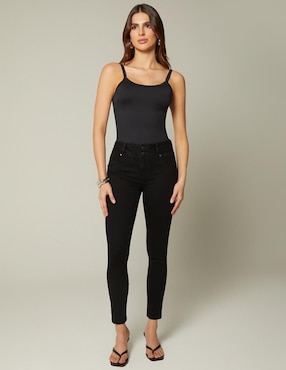 Jeans ultra skinny Studio F corte cintura para mujer