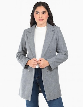 Abrigo Roman Fashion abierto para mujer