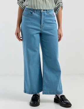 Jeans wide leg Petite Studio para mujer