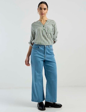Jeans wide leg Petite Studio para mujer