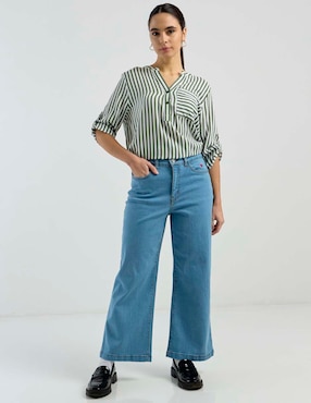 Jeans wide leg Petite Studio para mujer
