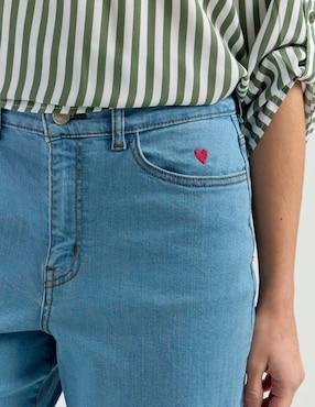 Jeans wide leg Petite Studio para mujer